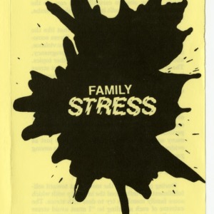 Family Stress (Home Extension Publication 241)