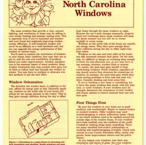 Summer shading and exterior insulation for North Carolina windows (Home Extension Publication 290)