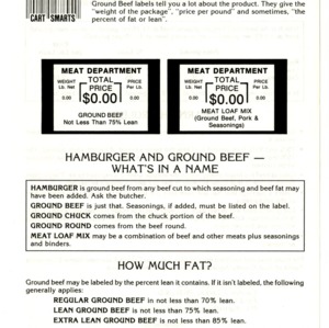 Ground beef - which one to buy? (Home Extension Publication 306-2)