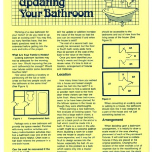 Updating your bathroom (Home Extension Publication 317)