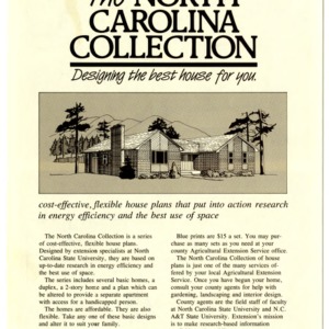 The North Carolina collection: designing the best house for you (Home Extension Publication 335)