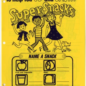 Super snacks: funsheet and leader guide 1