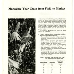 Managing your grain from field to market (Agricultural Extension Publication 239)