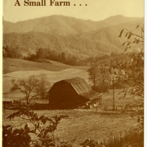 So you want a small farm ... (Agricultural Extension Publication 346)