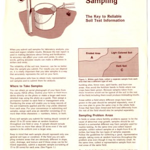 Careful soil sampling: the key to reliable soil test information (Agricultural Extension Publication 372, Reprint)