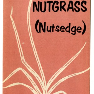 Nutgrass (nutsedge) control (Extension Folder No. 103)