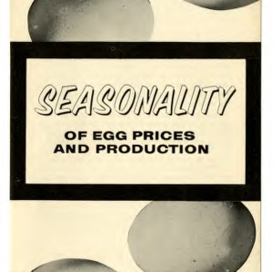 Seasonality of egg prices and production (Extension Folder No. 112)