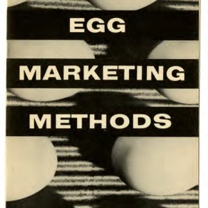 Egg marketing methods (Extension Folder No. 113)