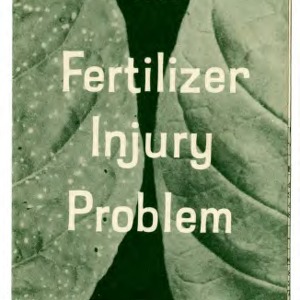 "Lick" the fertilizer injury problem (Extension Folder No. 242)