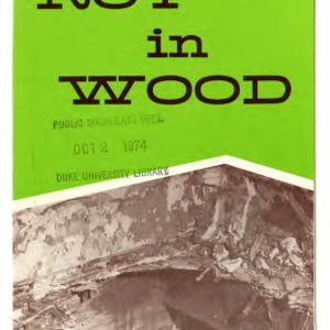 Poria incrassata or dry rot in wood (Folder No. 301, Reprint)