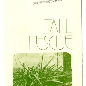 Tall fescue (Folder No. 317)