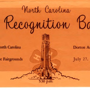 North Carolina 4-H Recognition Banquet, North Carolina State Fairgrounds, Dorton Arena, July 27, 1967