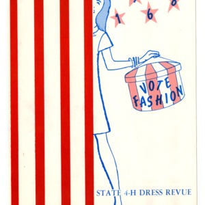 State 4-H dress revue, July 24, 1968