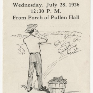 Annual Hog Calling Contest, July 28, 1926