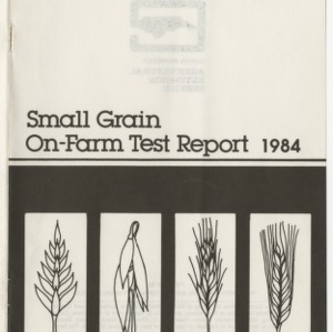Small grain on-farm test report, 1984 (Agricultural Extension Publication 036, Revised)