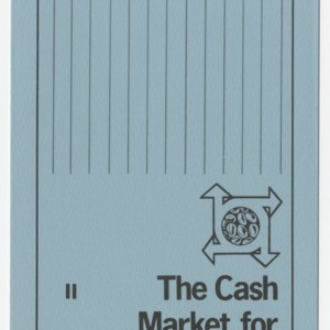 The cash market for soybeans (Agricultural Extension Publication 285-2, Reprint) (Formerly Leaflet No. 197-II)