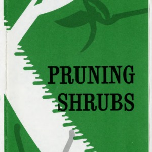 Pruning shrubs (AG-71, Formerly Folder 215)