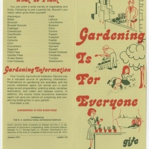 Gardening is for Everyone (Leaflet No. 178)