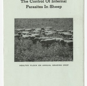 The Control of Internal Parasites in Sheep (War Series Extension Bulletin No. 7)