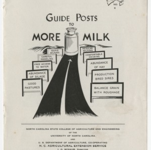 Guide Posts to More Milk (War Series Extension Bulletin No. 8)