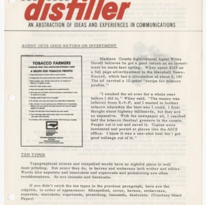 The Idea Distiller, April - September 1981