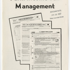 Farm Income Tax Management (Southern Farm Management Extension Publications No. 7)