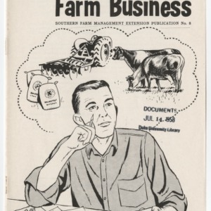 Financing A Farm Business (Southern Farm Management Extension Publications No. 8)