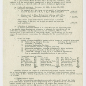 Letter proposing contract to provide nuclear engineering training. April 2, 1952