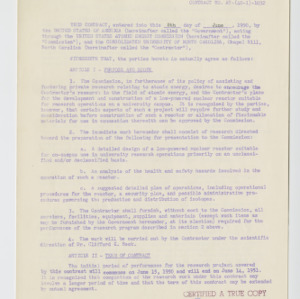 Contract No. AT-(40-1)-1032, June 5, 1950