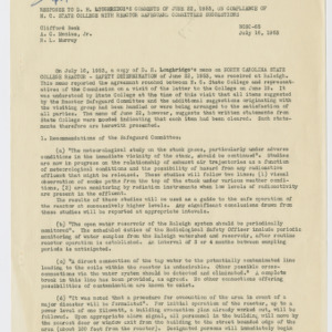 Memorandum from Clifford Beck, A. C. Menius, and Raymond Murray, July 16, 1953