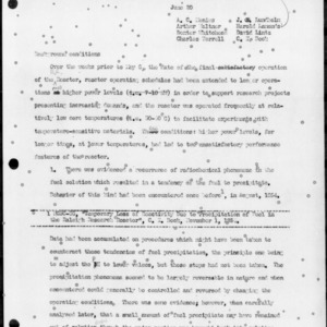 Rough Draft, Further Data on Reactor Operations up to Failure of Fuel Cylinder, June 20, 1955