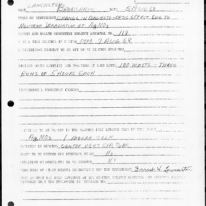 Request for Reactor Operation, Reactor Experiment No. 260, Change in magneto-optic effect due to neutron irradiation of silver nitrate AgNO3, August 7, 1958