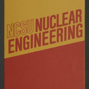 Department of Nuclear Engineering brochures, 1955-1988