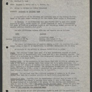Estimate of Critical Mass, NCSC #32, August 9, 1951
