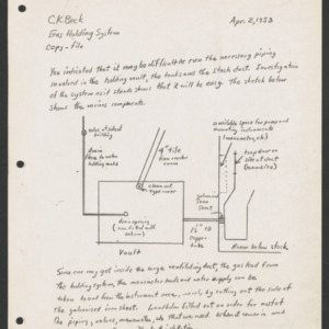 Gas Holding System, April 2, 1953