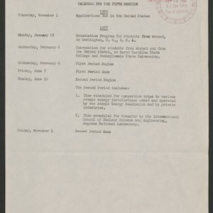 Nuclear Engineering Short Courses, Students, February, 1957 - June, 1957