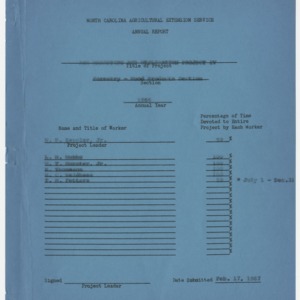 AMA Marketing and utilization Project IV for Forestry - Wood Products Section 1965
