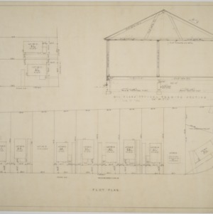 Plot plan and typical framing section