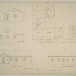 Typical plan and elevations, Type AR