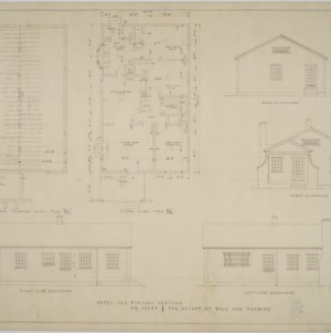 Typical plan and elevations, Type BL