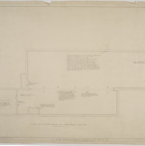 Plan of underpinning and temporary support