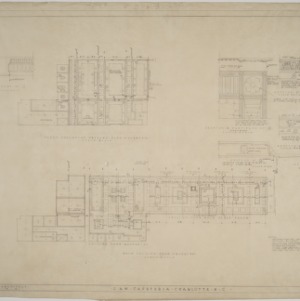 Under ezzanine ceiling plan (inverted), main ceiling plan (inverted)