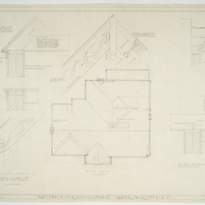 Roof plan and roof details