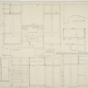 Shop drawing for wardrobes