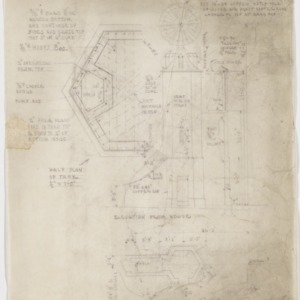 Water tower floor plan and elevations