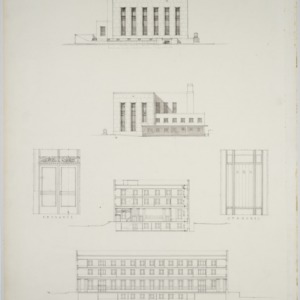 Elevations, section