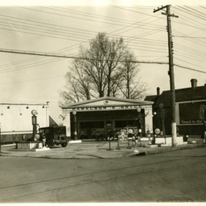 Haralson and Grice Filling Station - Front, street view