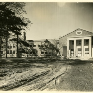 Harding High School - Full Front of Building