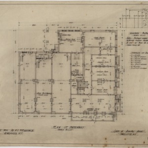 Plan of basement