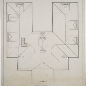 Roof plan, Administration Building